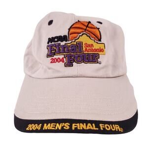 NCAA 2004 Final Four Hat San Antonio Embroidered Gear for Sports Adjustable